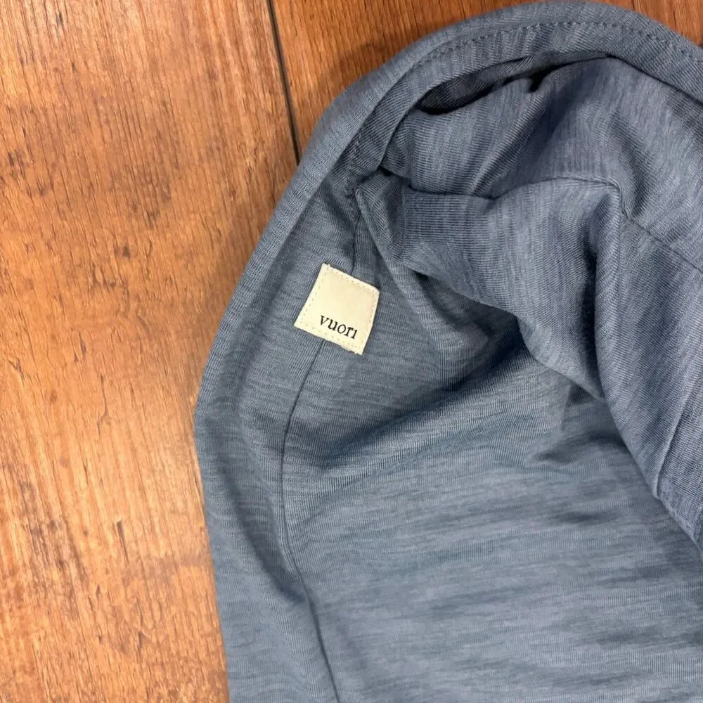Women's Vuori Falls Jumpsuit in Light Azure Heather Blue Size M Soft $118 EUC